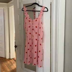 lovely strawberry pink dress